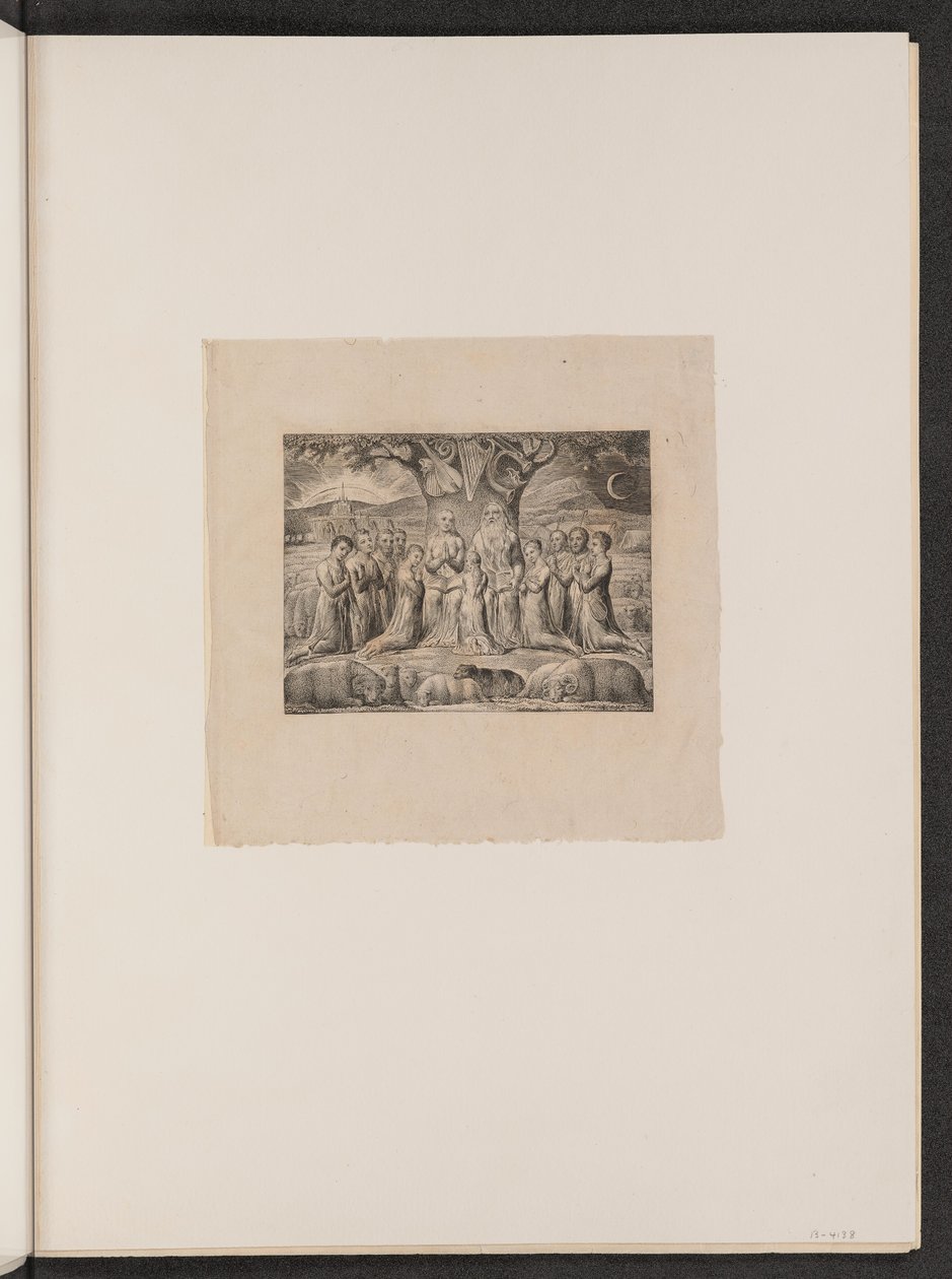 Job a jeho rodina od William Blake