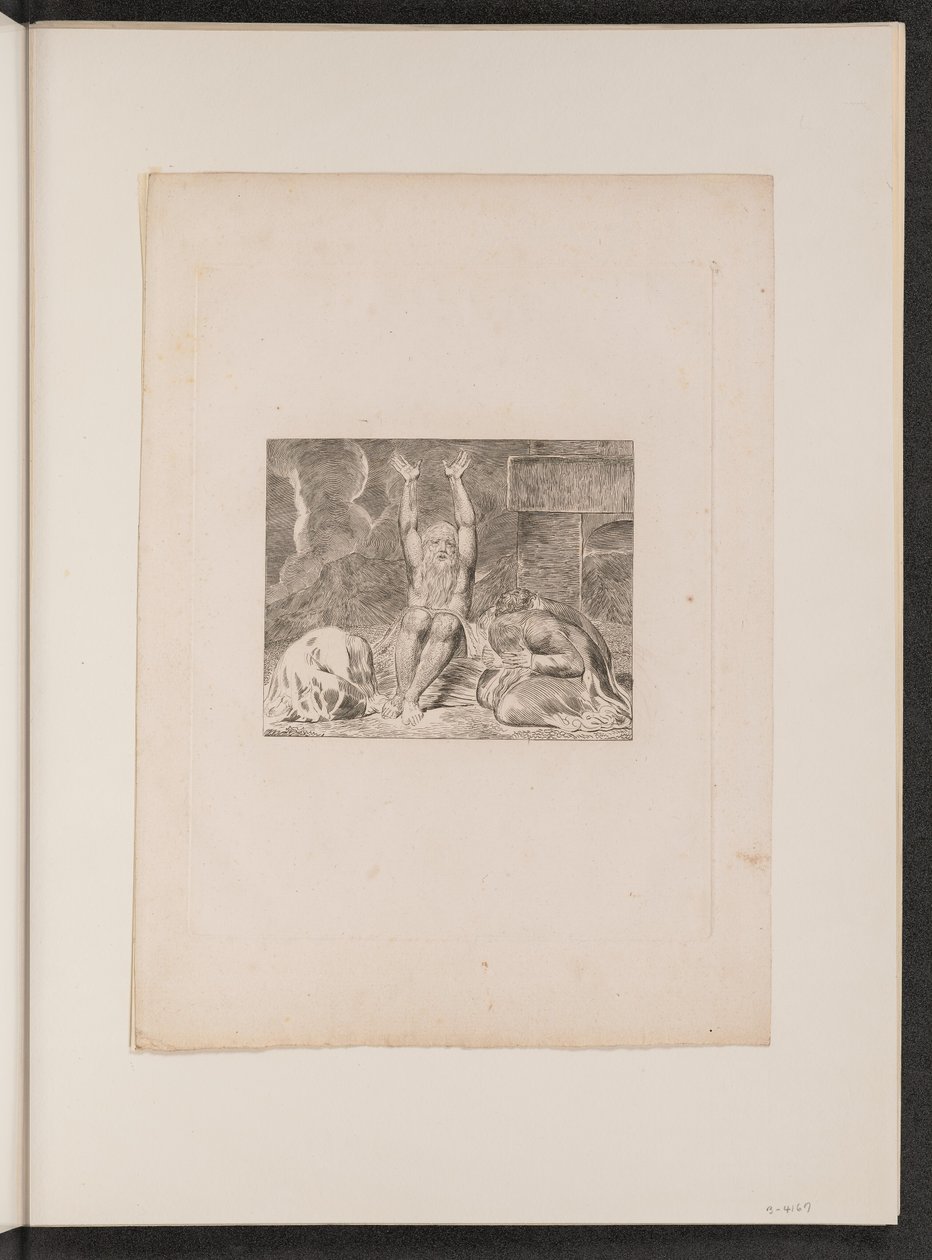 Jobovo zoufalství, 1825. od William Blake