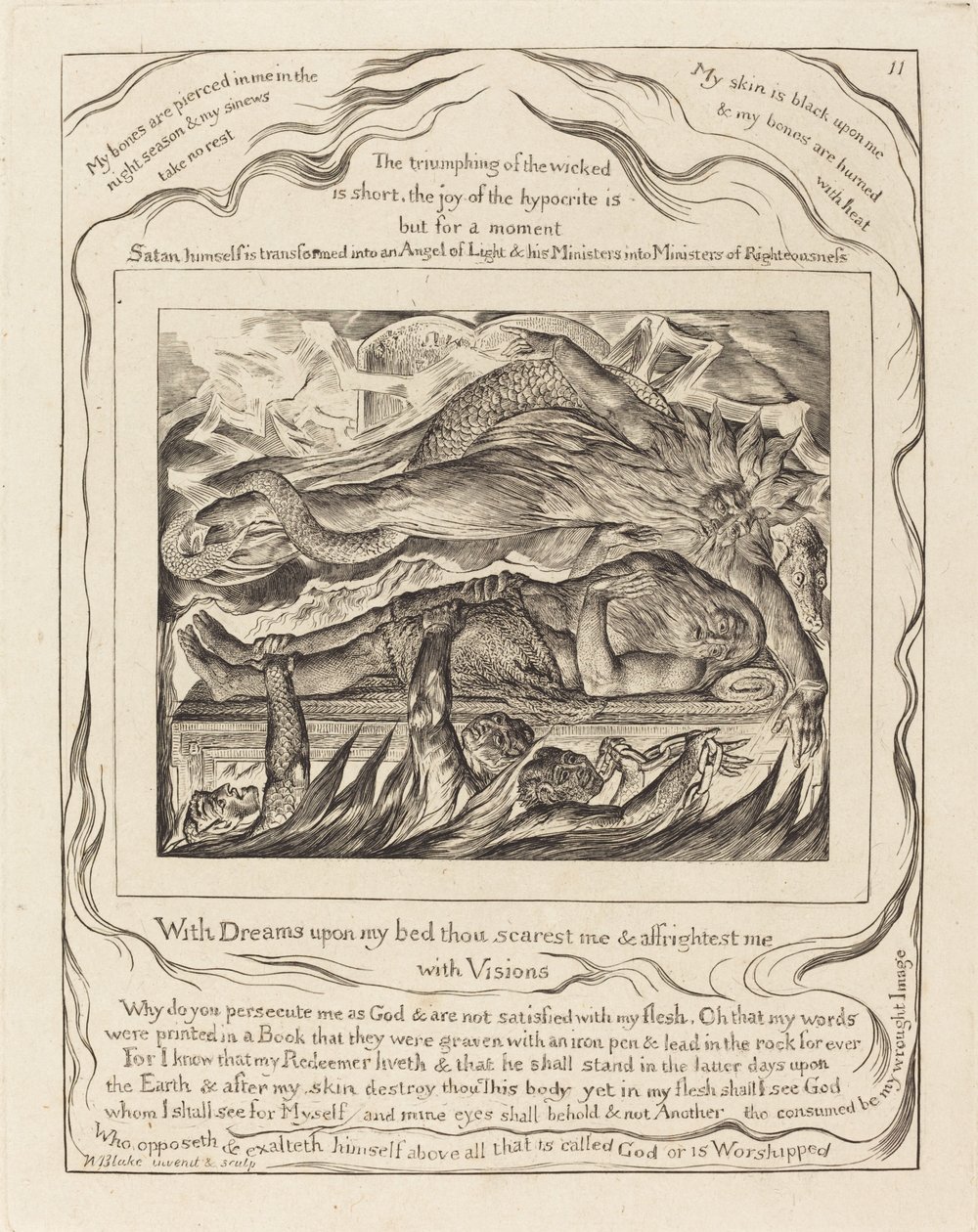 Jobovy zlé sny od William Blake