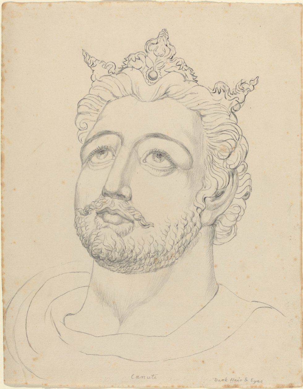 Král Canute od William Blake
