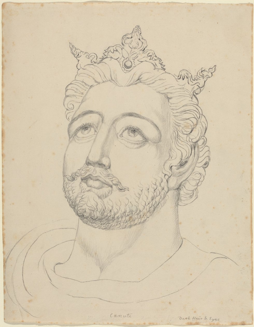 Král Knut od William Blake