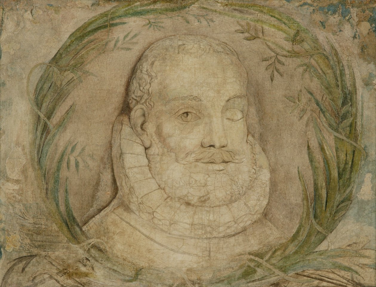 Louis Vaz de Camoens, kolem 1800 (tempera na plátně) od William Blake