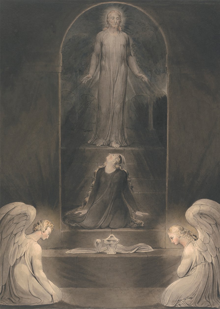Máří Magdalény u hrobu od William Blake