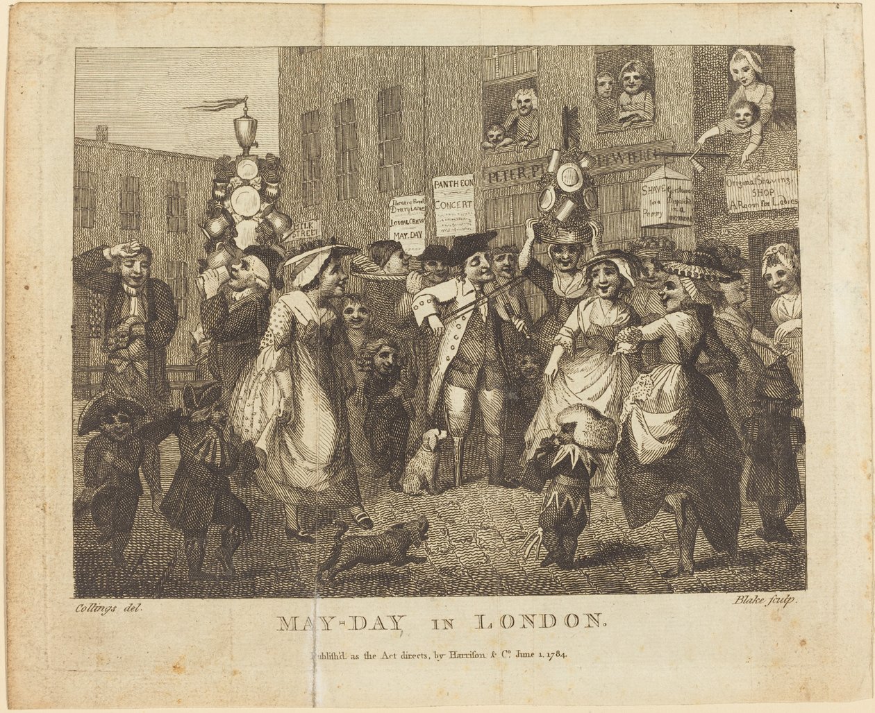 První máj v Londýně, 1784. od William Blake