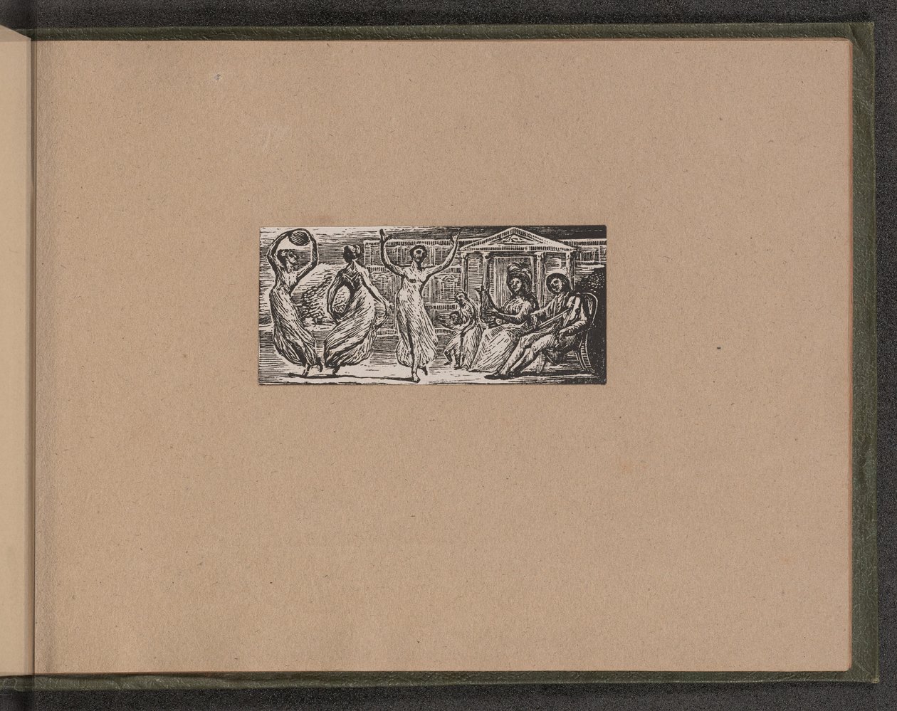 Menalcas Watching Women Dance, 1821. od William Blake