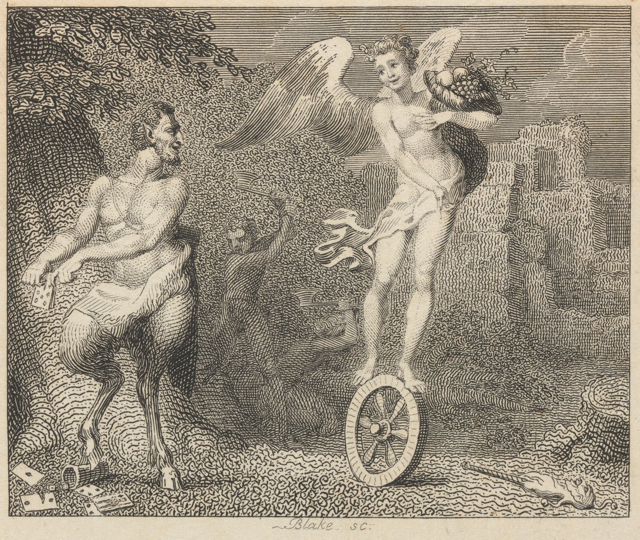 Pan a Fortune od William Blake