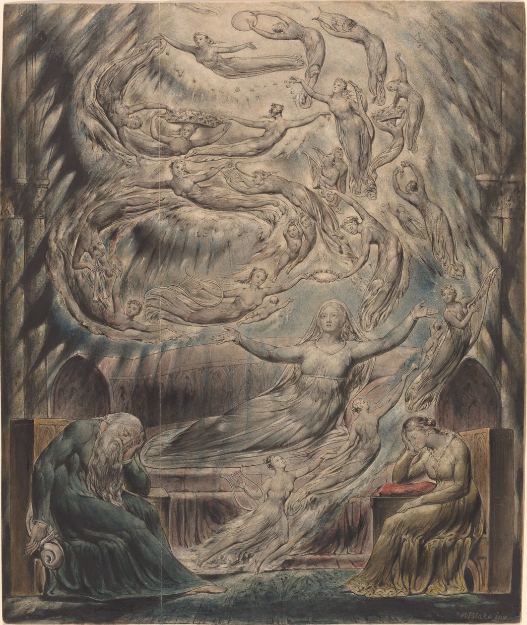 Sen královny Katherine od William Blake