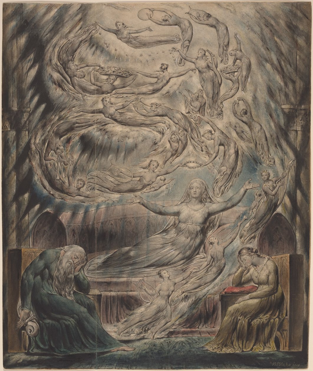 Sen královny Kateřiny od William Blake