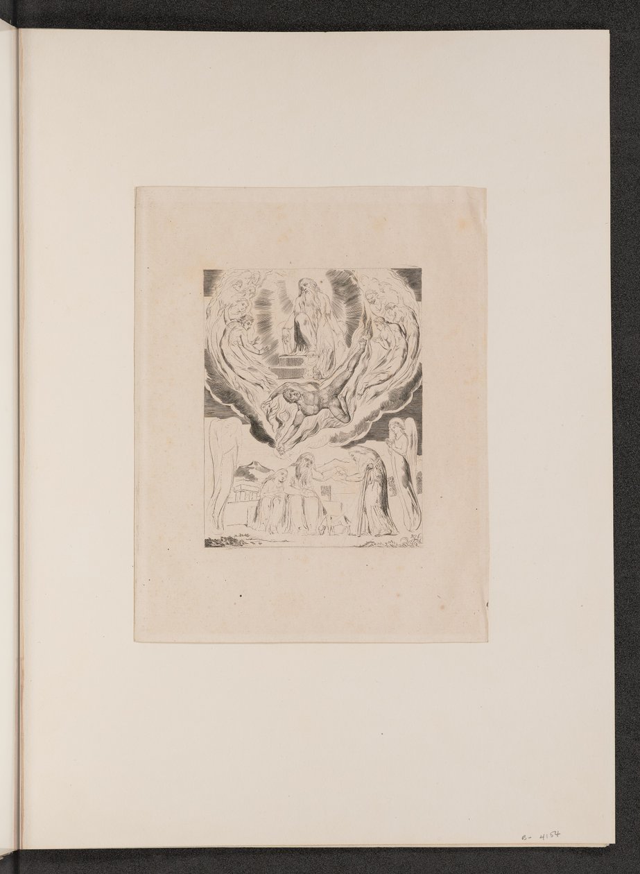 Satan vycházející z přítomnosti Páně, 1825. od William Blake