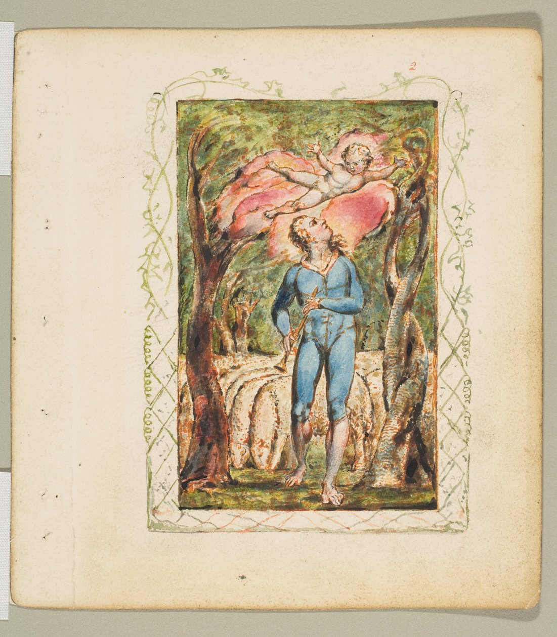 Songs of Innocence: Frontispiece, ca. 1825. od William Blake