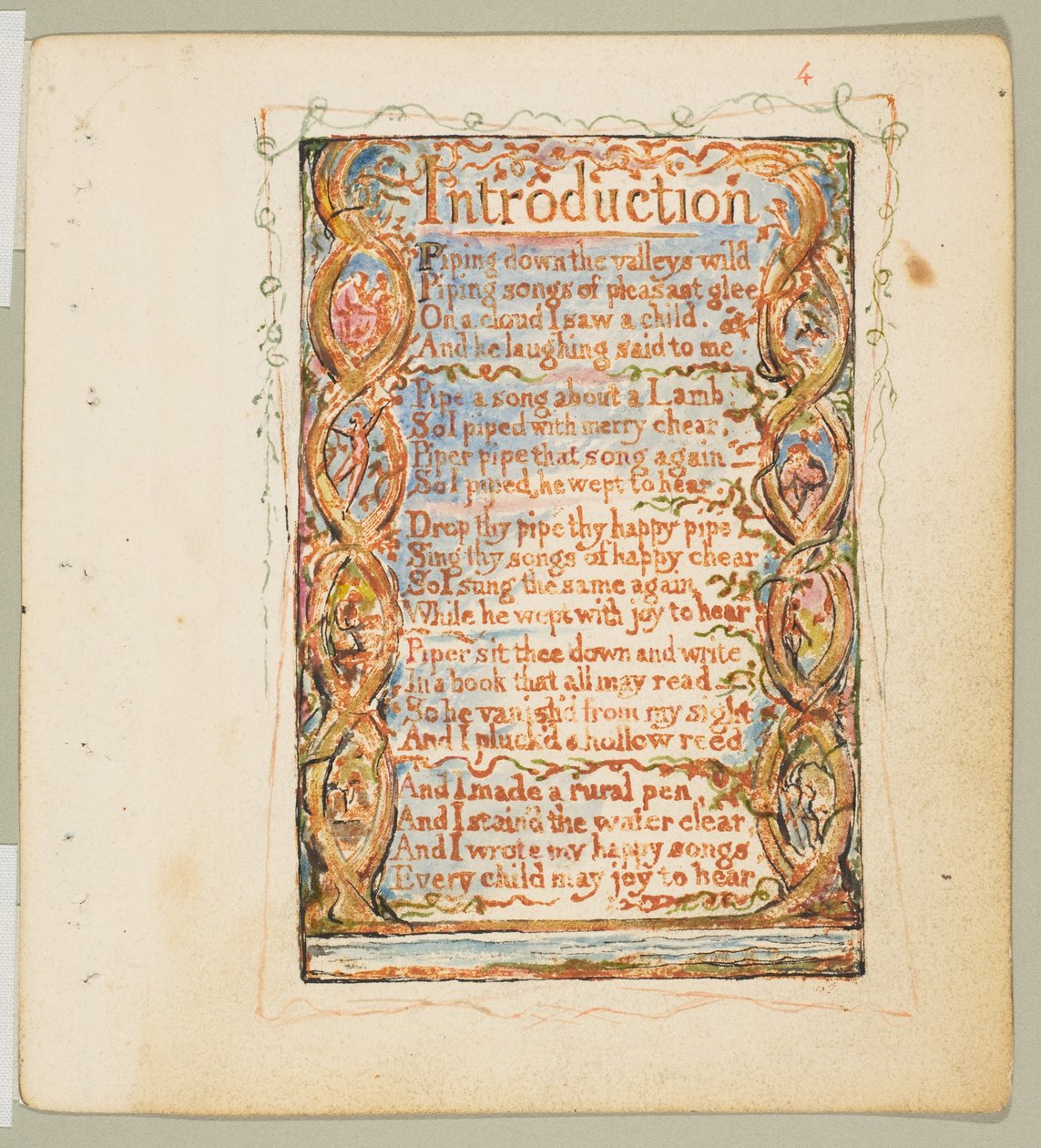 Songs of Innocence: Einleitung od William Blake