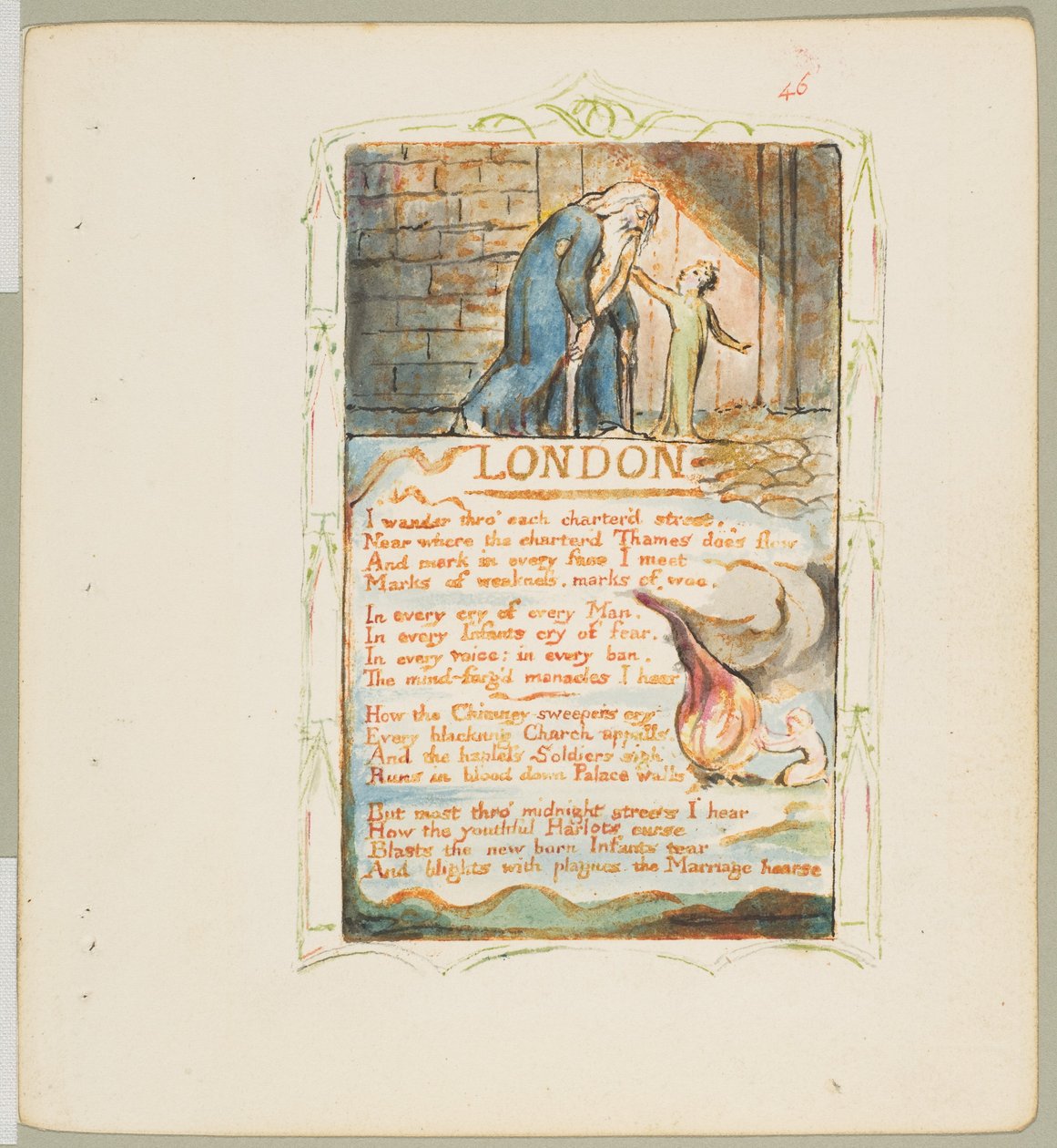 Songs of Innocence and of Experience: Londýn, ca. 1825. od William Blake