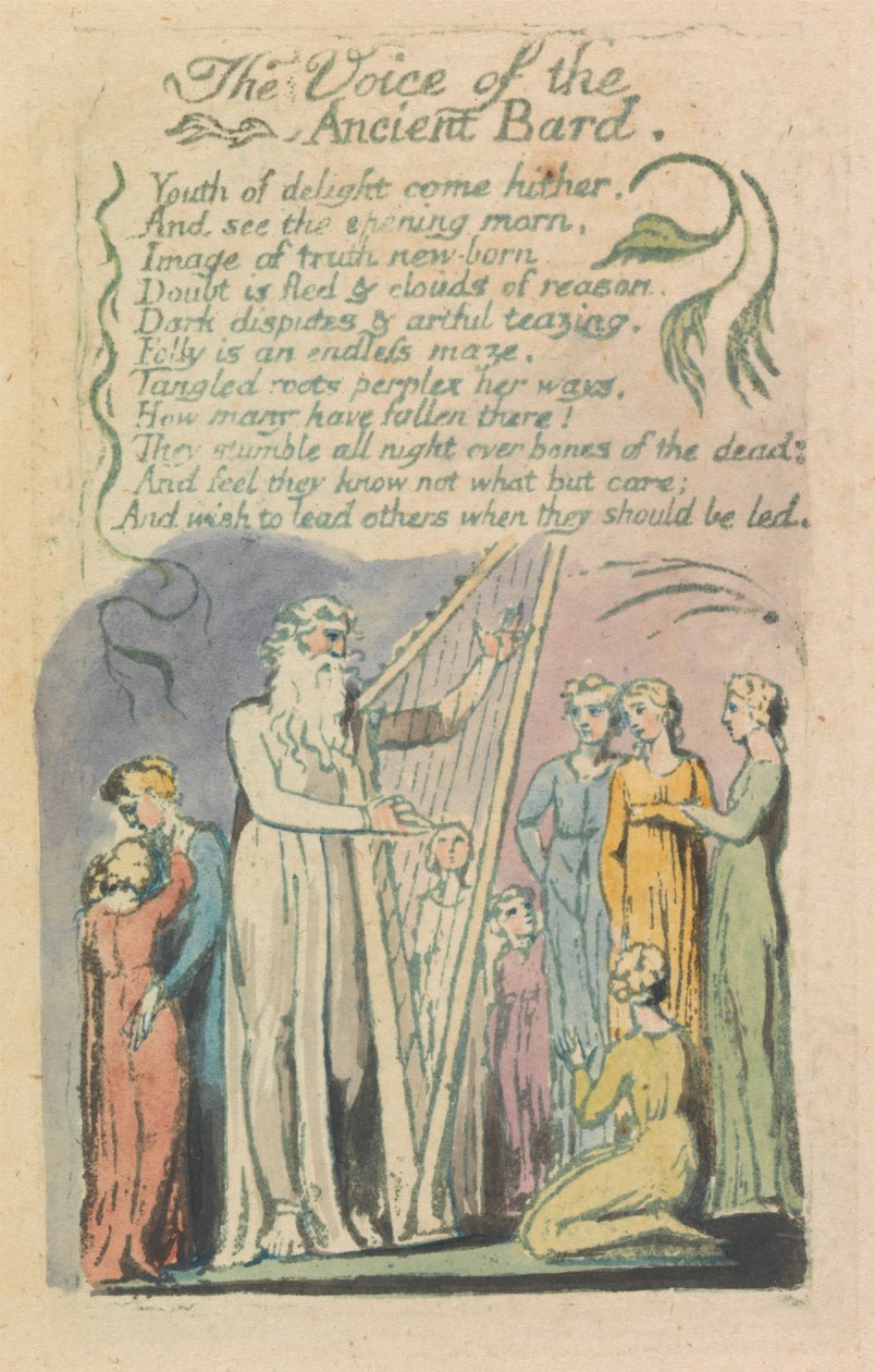 Songs of Innocence and of Experience, Plate 22, "The Little Girl Found" (Bentley 36) od William Blake