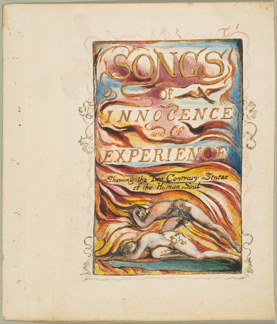 Songs of Innocence and of Experience, Showwing the Two Contrative States of the Human Sou..., ca. 1825. od William Blake