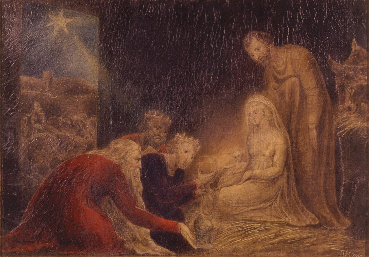 Klanění králů od William Blake