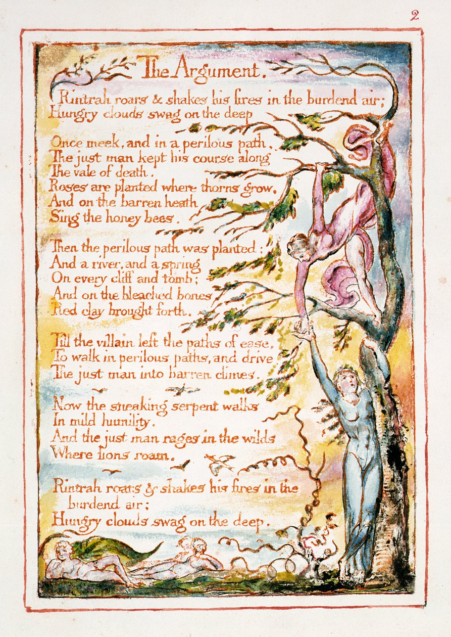 The Argument, ilustrace a text z 
