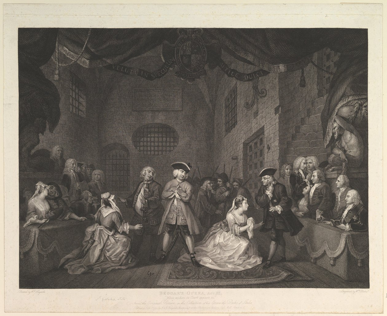 Žebrácká opera, dějství III, 1790. od William Blake