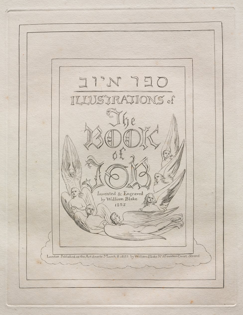 Kniha Job, 1825. od William Blake