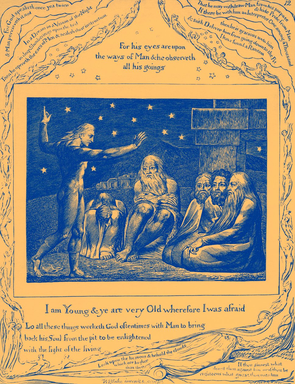 Ilustrace The Book of Job od Williama Blakea od William Blake