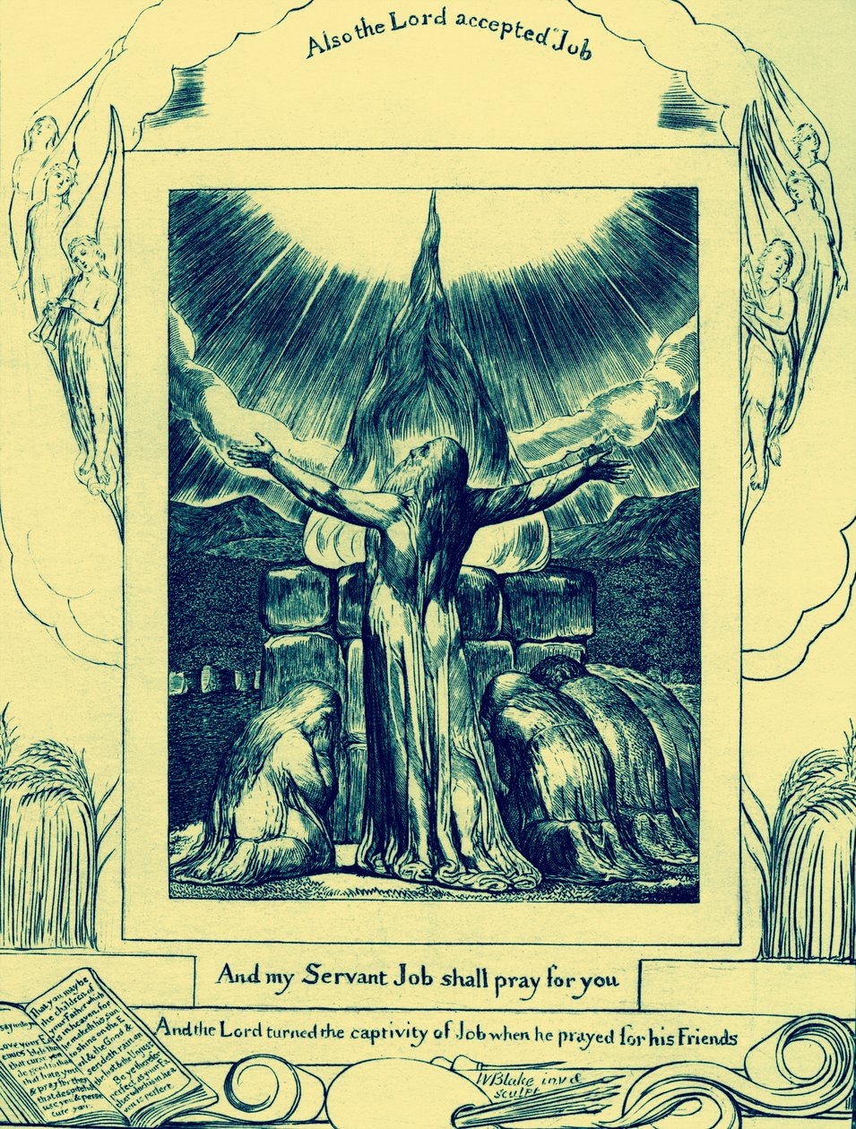 Ilustrace The Book of Job od Williama Blakea od William Blake