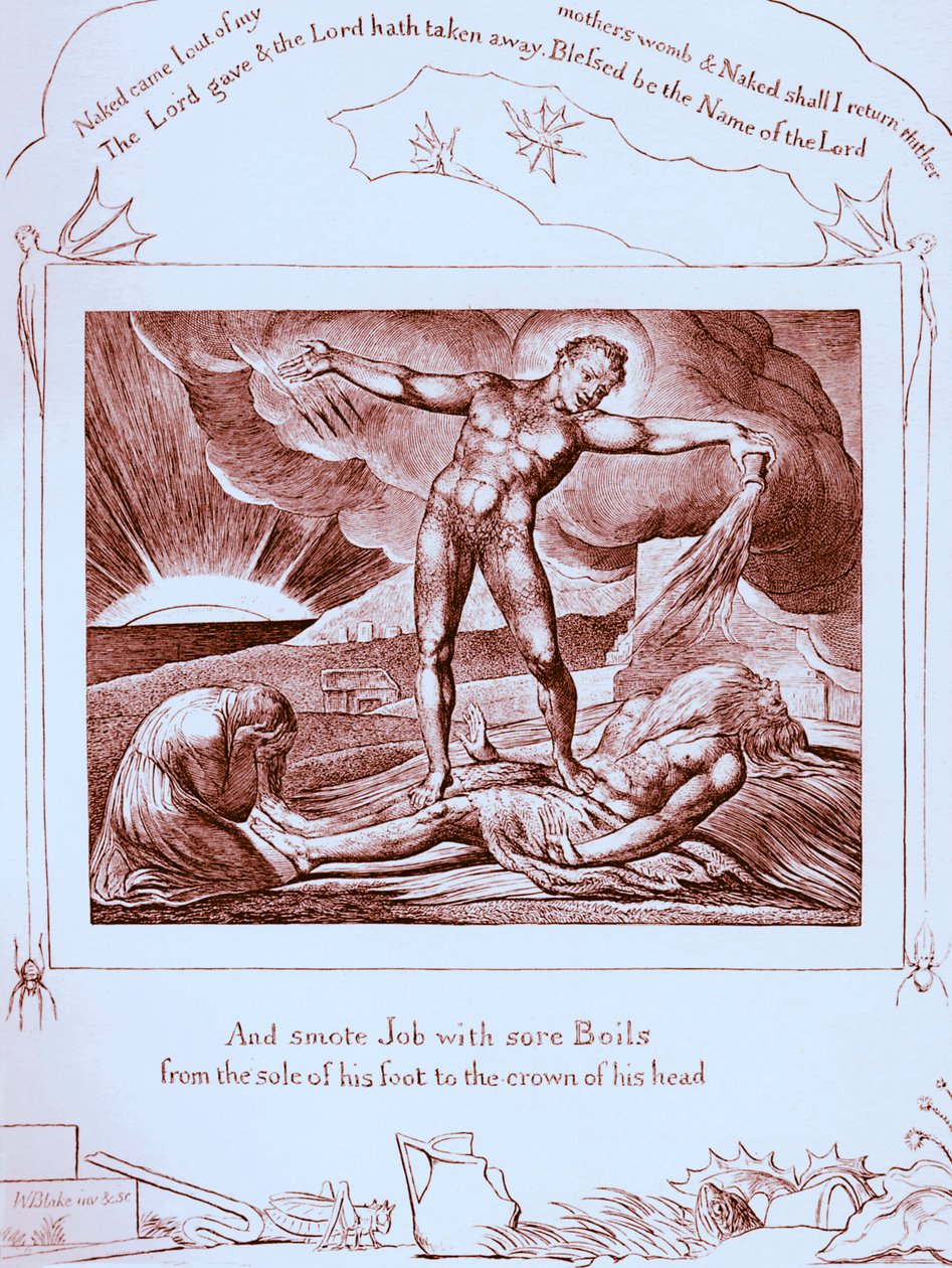 Ilustrace The Book of Job od Williama Blakea od William Blake