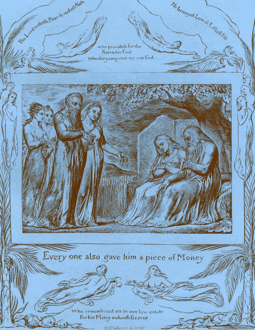 Ilustrace The Book of Job od Williama Blakea od William Blake
