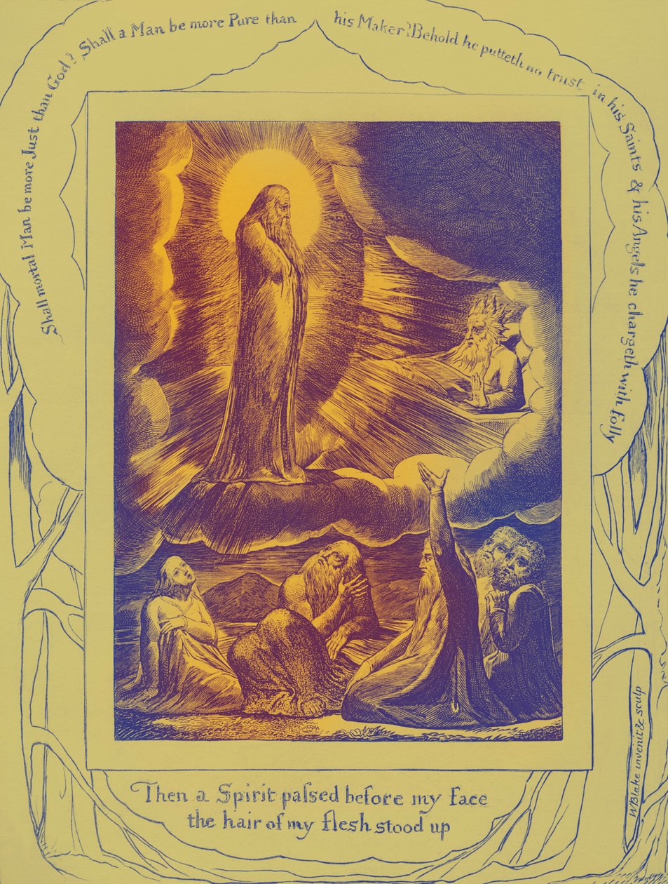 Ilustrace The Book of Job od Williama Blakea od William Blake