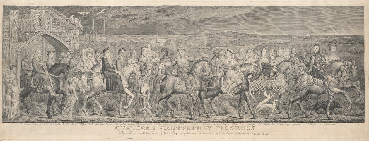 Canterbury Pilgrims od William Blake