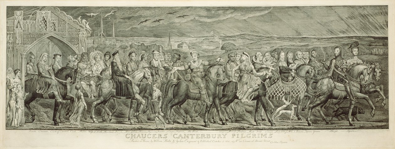 Canterbury Pilgrims od William Blake
