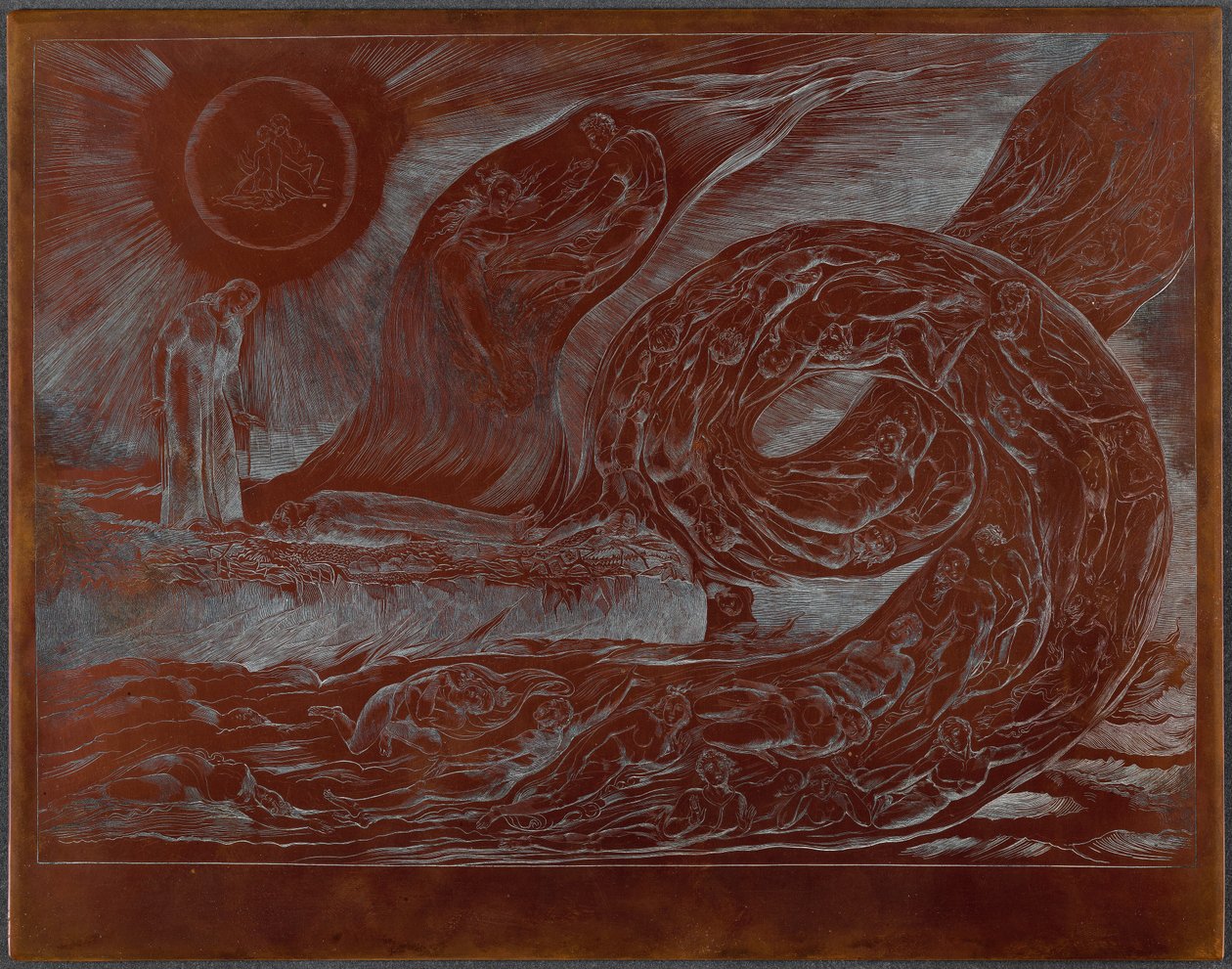 Kruh smilníků: Paolo a Francesca od William Blake