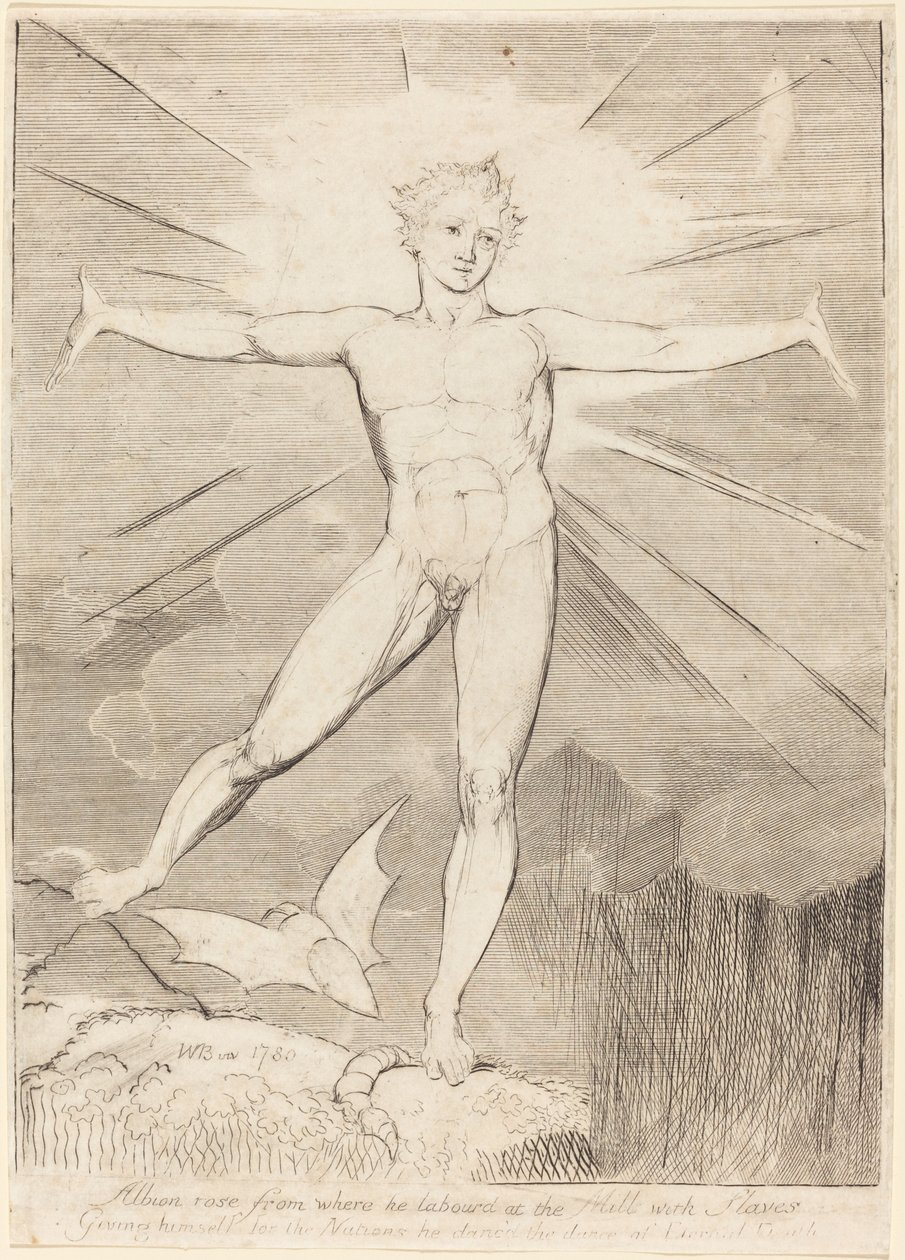 The Dance of Albion (Glad Day) od William Blake