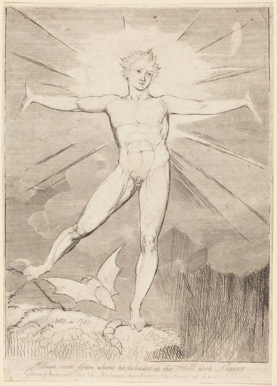 Tanec Albionu (Radostný den) od William Blake