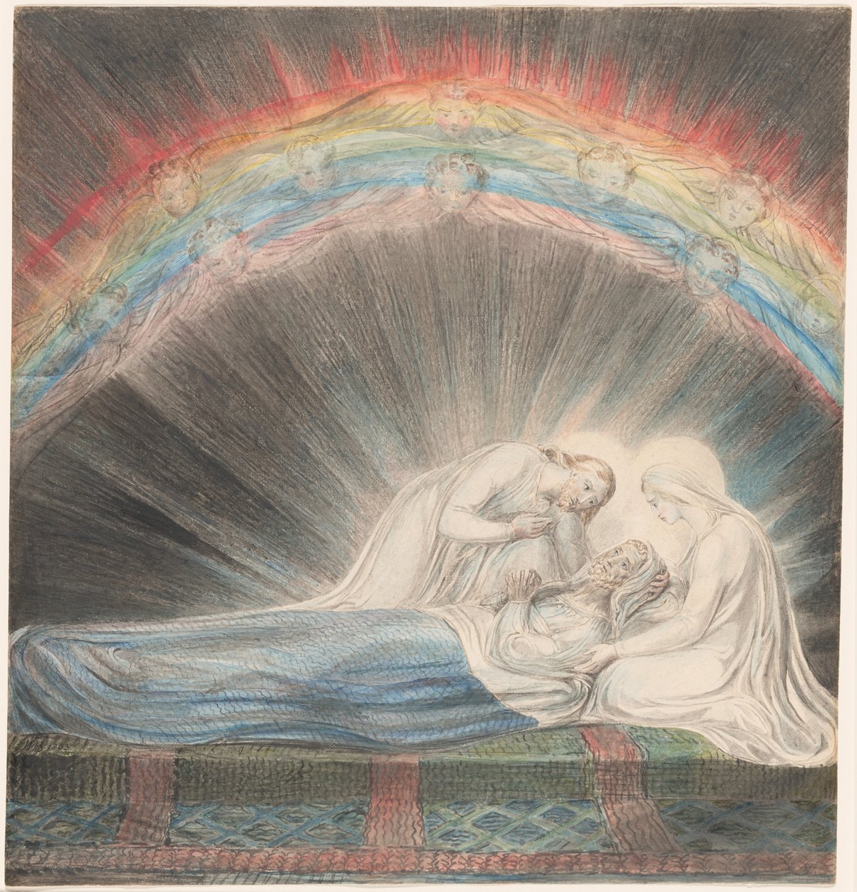 Smrt svatého Josefa od William Blake