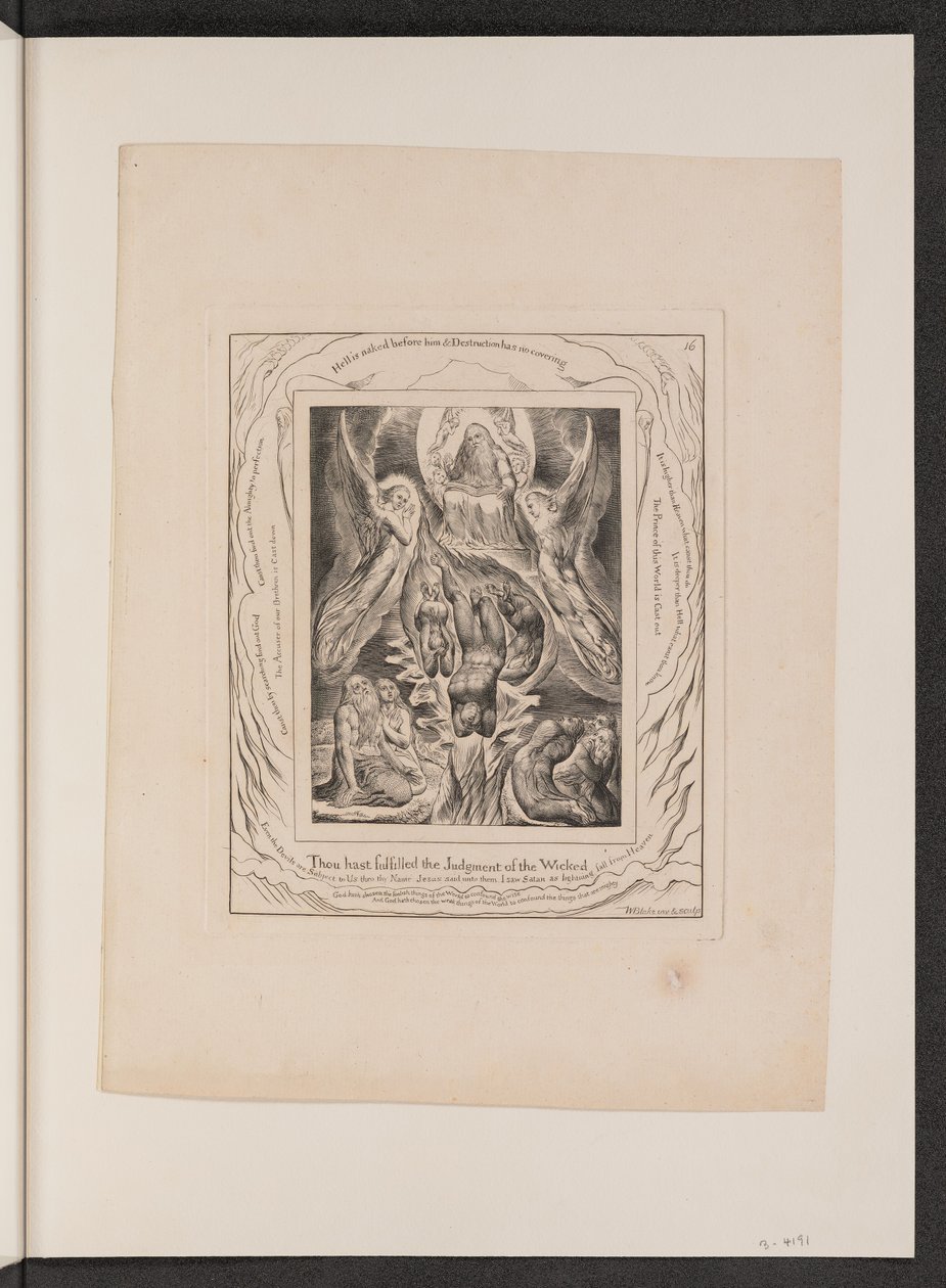 Pád Satana od William Blake
