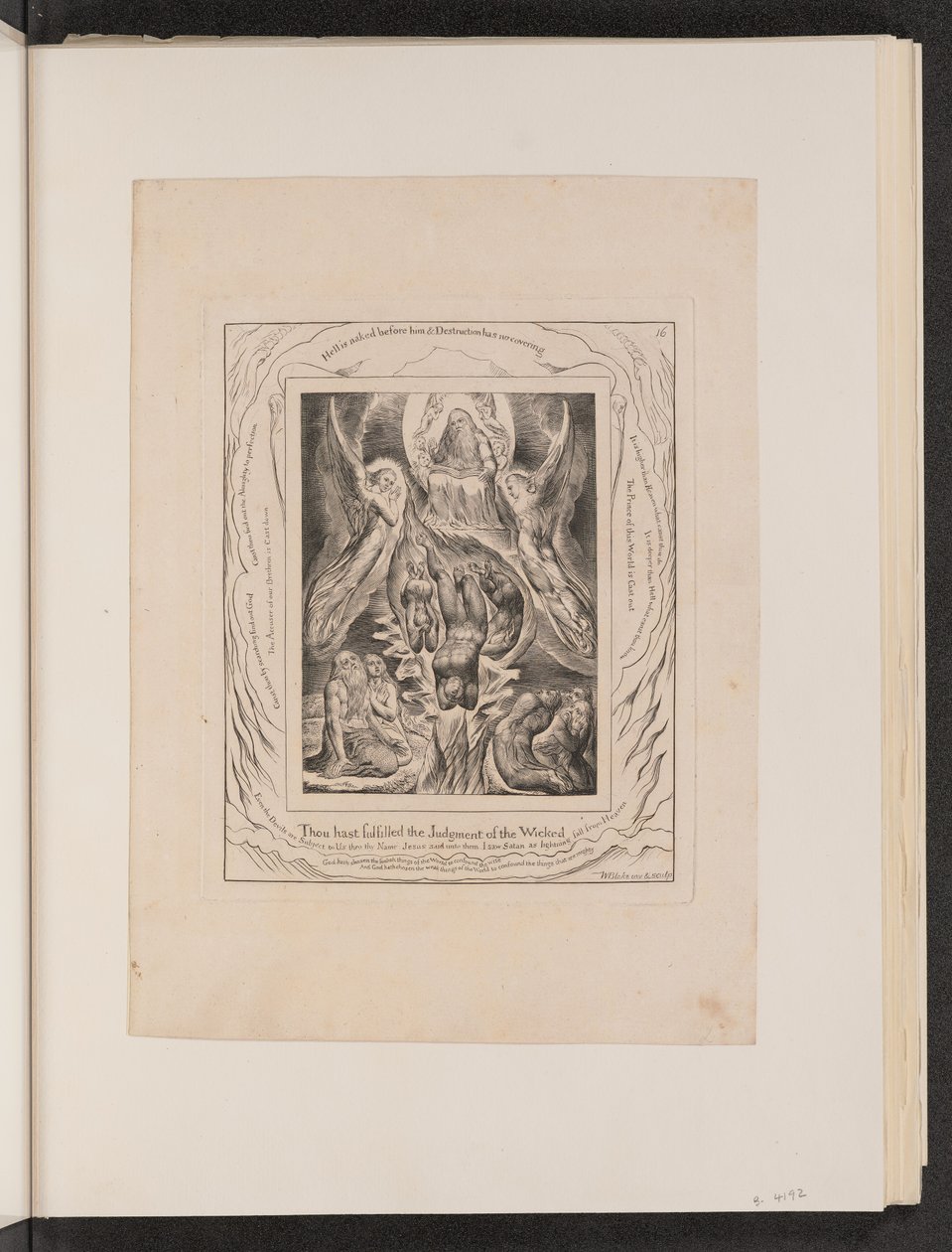 Pád Satana, 1825. od William Blake