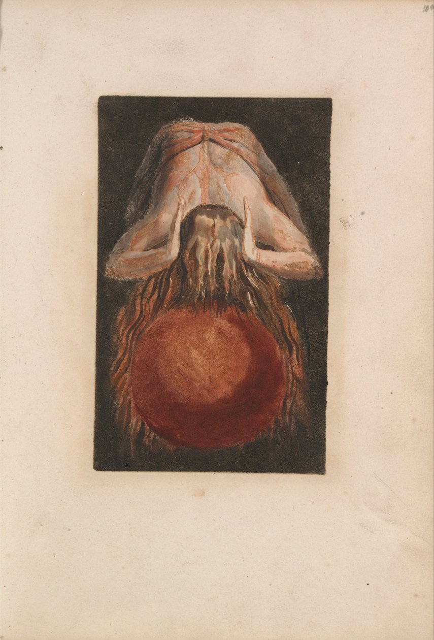 První kniha Urizena, talíř 11 (Bentley 17) od William Blake