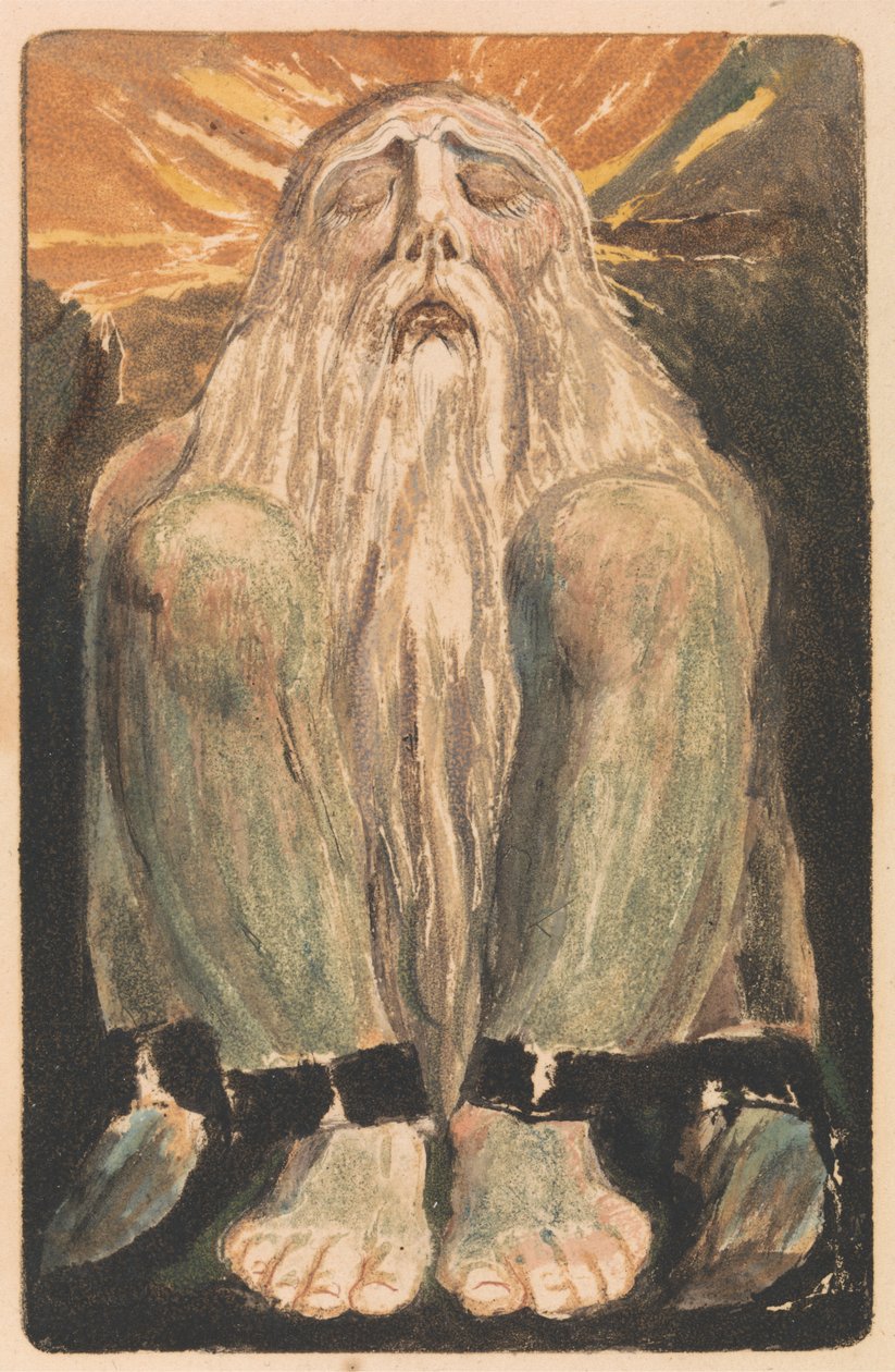 První kniha Urizena, deska 12 (Bentley 22) od William Blake