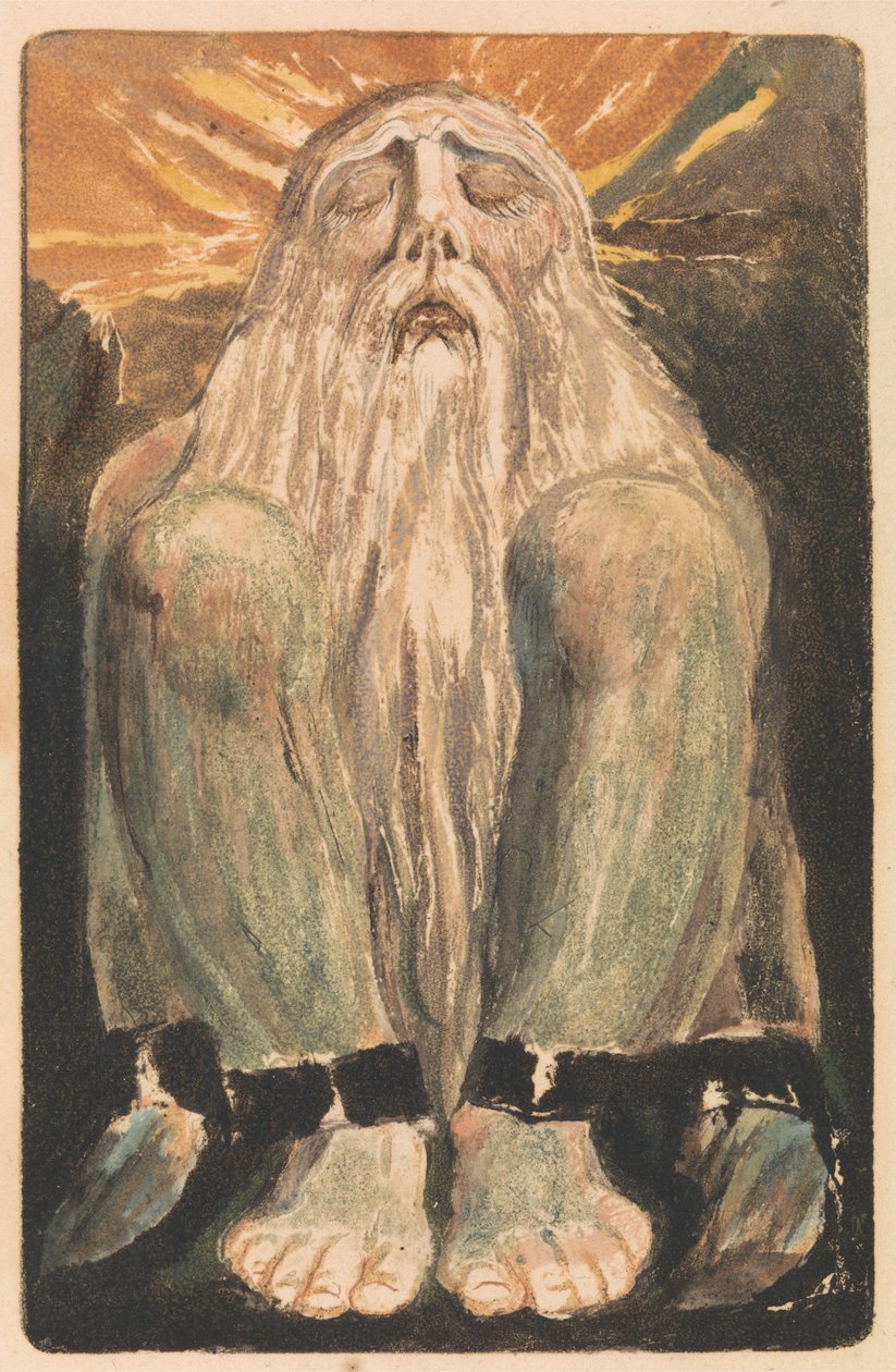 První kniha Urizena, deska 12 (Bentley 22) od William Blake