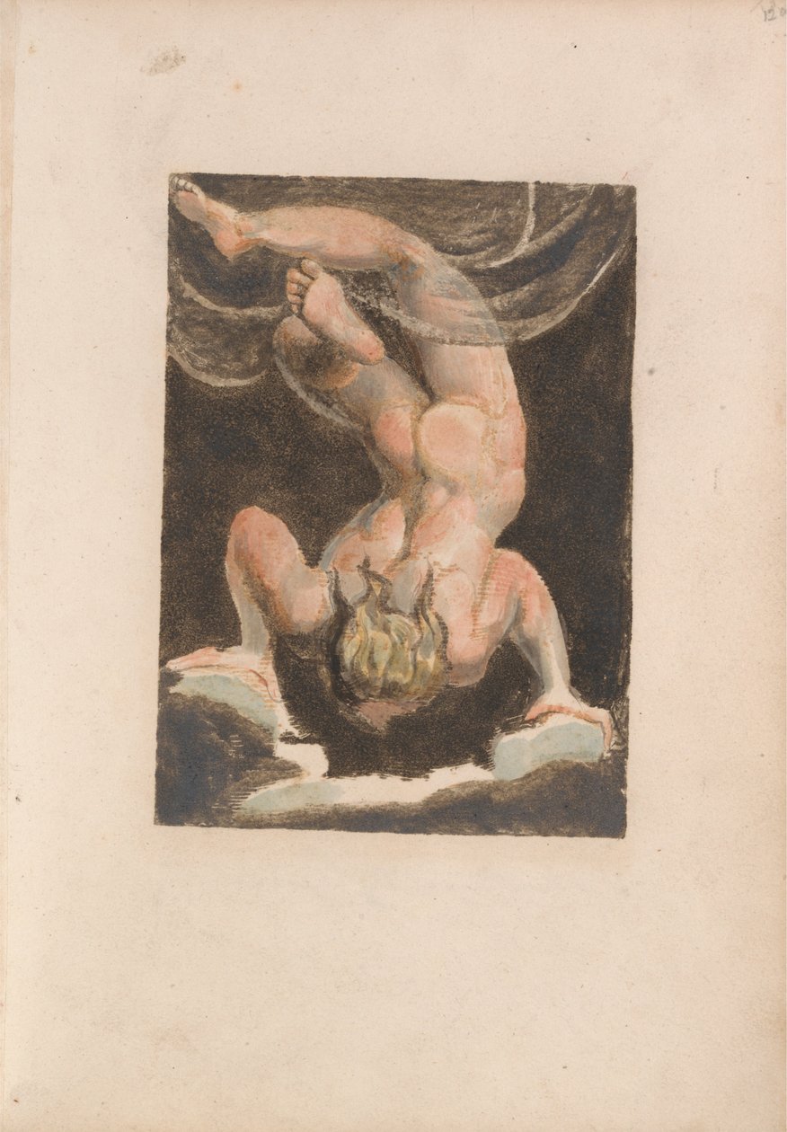 První kniha Urizena, talíř 15 (Bentley 14) od William Blake