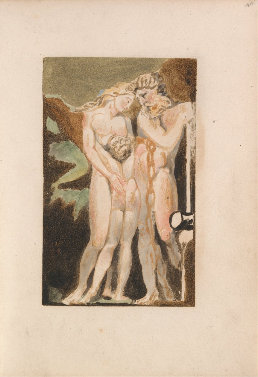 První kniha Urizena, talíř 18 (Bentley 21) od William Blake