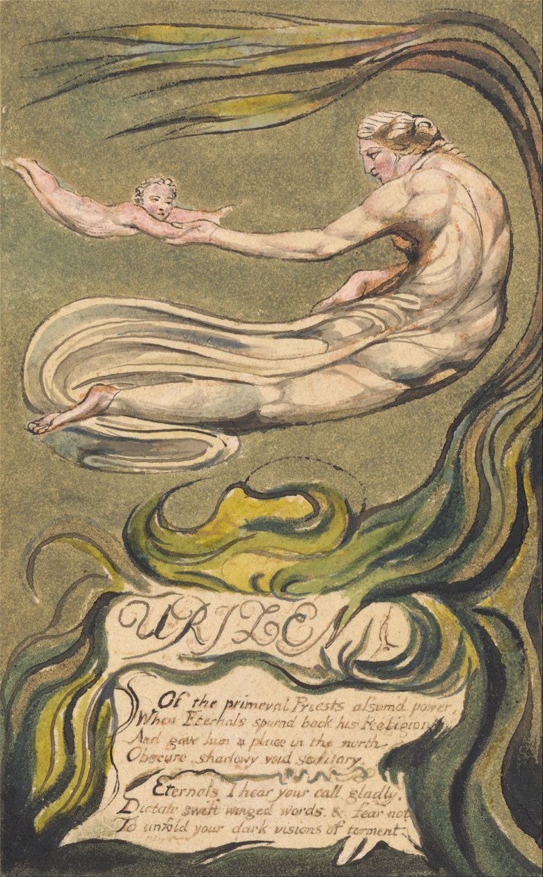 The First Book of Urizen, Plate 2 (b), Preludium (Bentley 2b) od William Blake