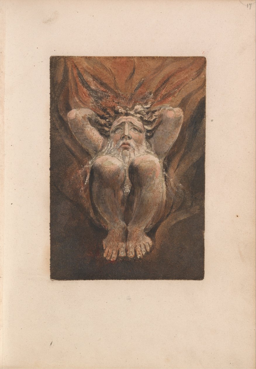 The First Book of Urizen, Plate 21 (Bentley 16) od William Blake