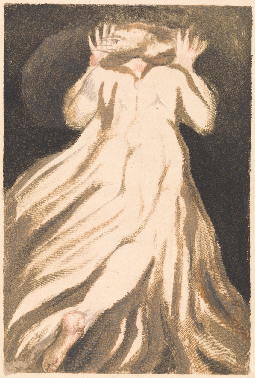 První kniha Urizena, deska 21 (Bentley 27) od William Blake