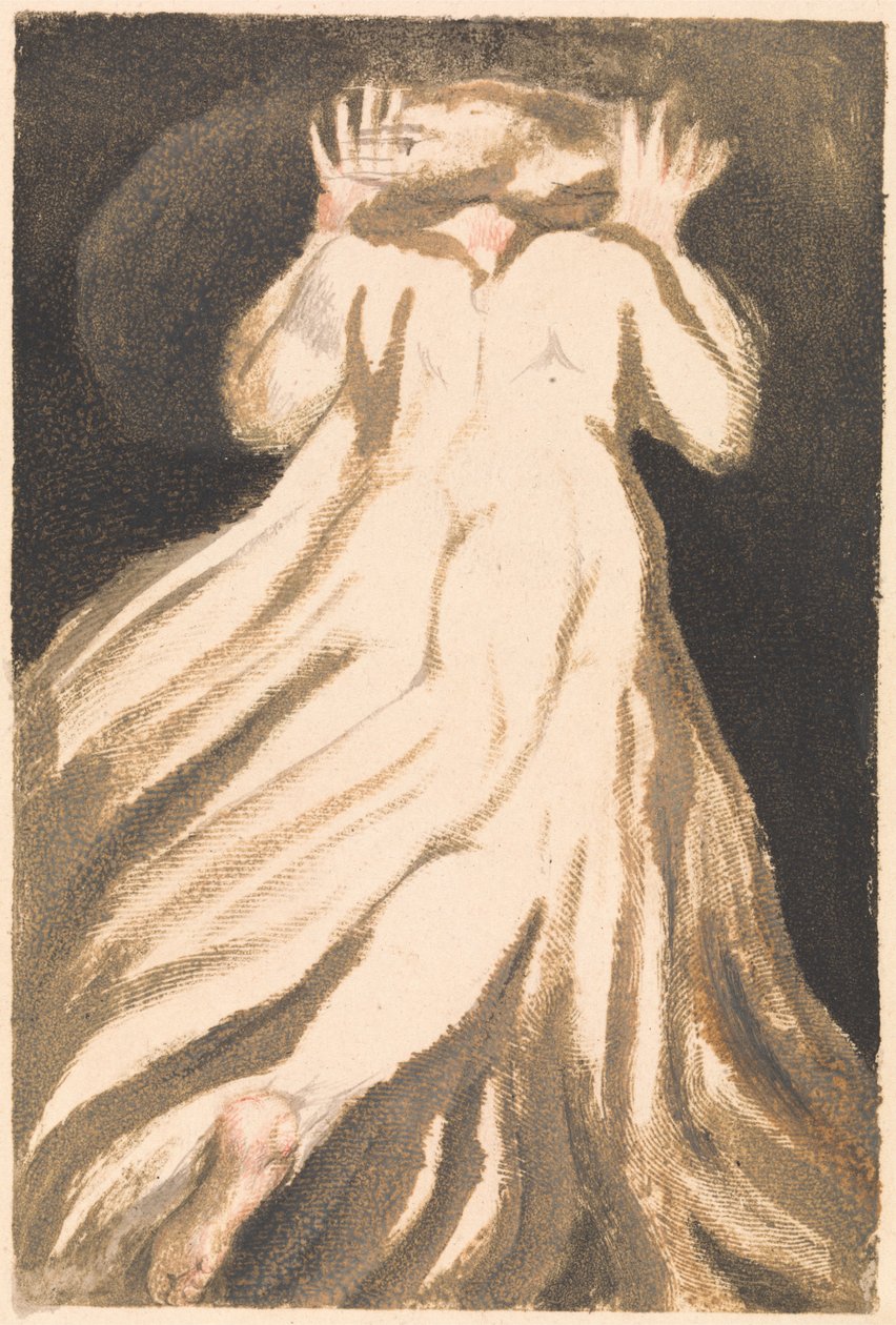 The First Book of Urizen, Plate 21 (Bentley 27) od William Blake