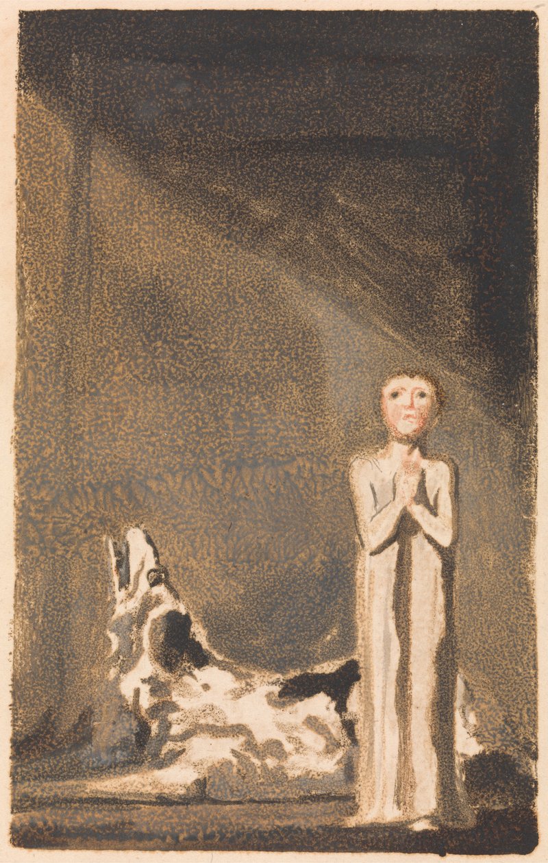 The First Book of Urizen, Plate 24 (Bentley 26) od William Blake