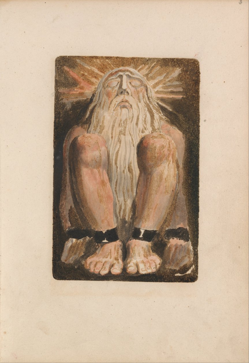 The First Book of Urizen, Plate 3 (Bentley 22) od William Blake