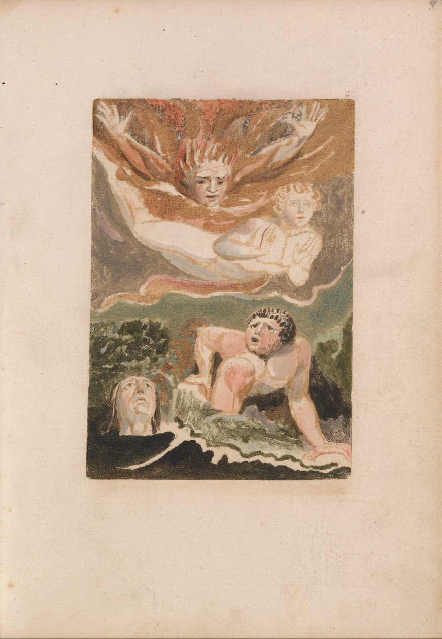 The First Book of Urizen, Plate 4 (Bentley 24) od William Blake