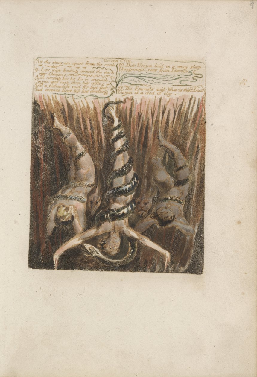 The First Book of Urizen, deska 7, 