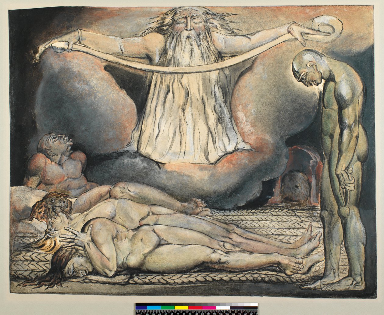 Lazarův dům, 1795 od William Blake