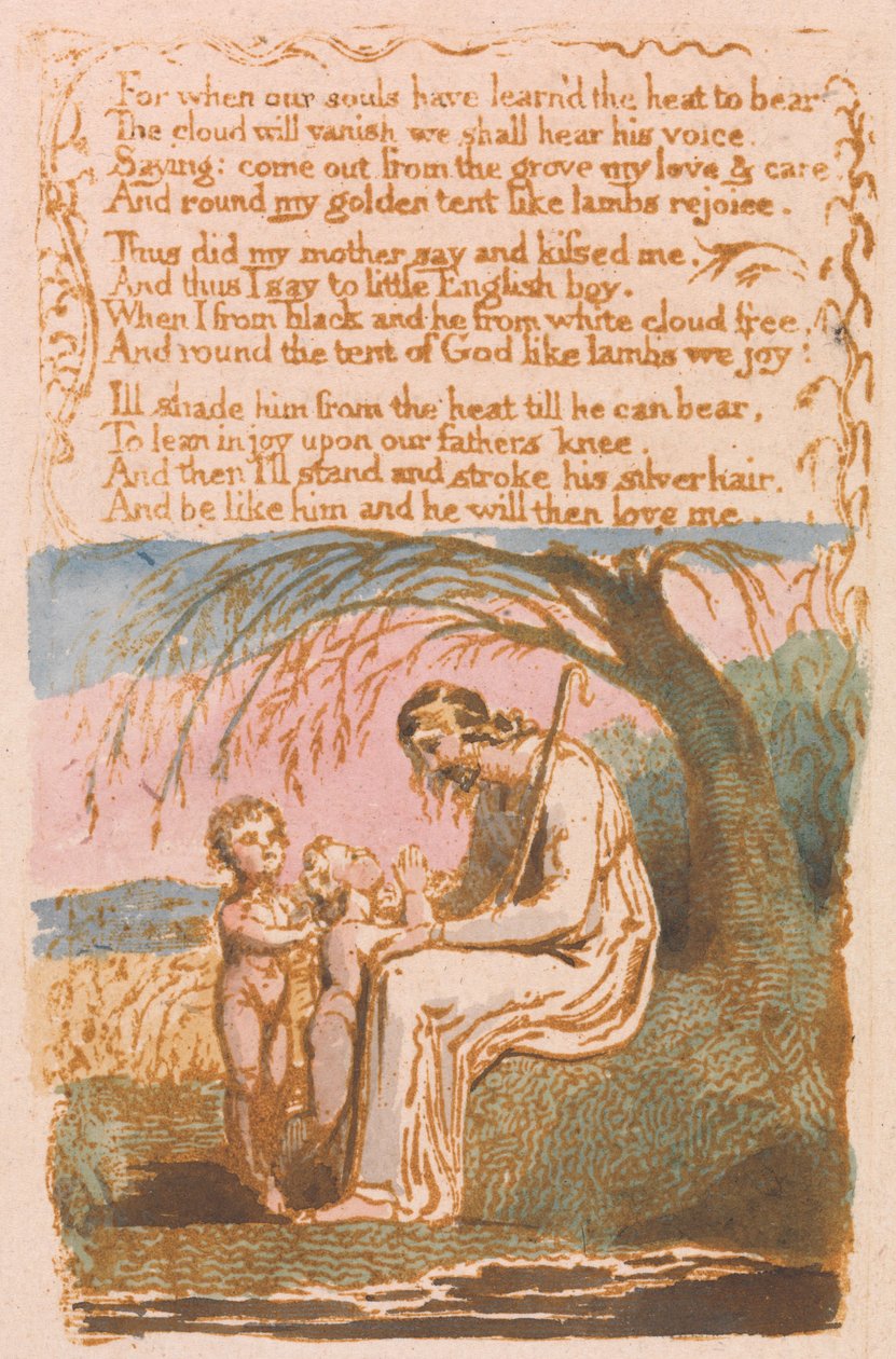 Der kleine schwarze Junge (Platte 30) od William Blake